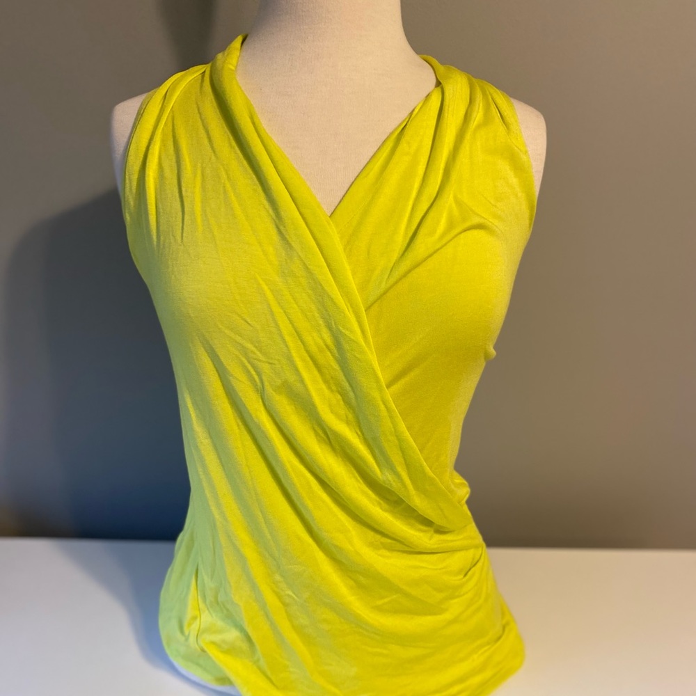 Julian Chang neon yellow top